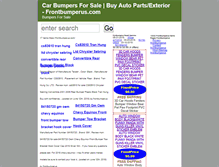 Tablet Screenshot of frontbumperus.com